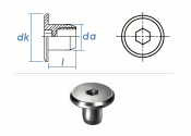 M6 x 15 x 15mm Rundmutter Rampa&reg; RFL verzinkt  (1 Stk.)