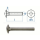 M5 x 25mm Torbandschrauben DIN603 Edelstahl A2 (10 Stk.)