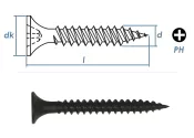 3,9 x 30mm Schnellbauschrauben Feingewinde Stahl...