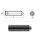 M6 x 6mm Gewindestift Spitze DIN914 Edelstahl A2 (100 Stk.)