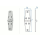 76 x 38mm Scharnier Edelstahl A4 Feinguss poliert (1 Stk.)