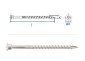 4 x 70mm Konstruktionsschrauben Stanzkopf Edelstahl C1...