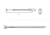 4 x 70mm Konstruktionsschrauben Stanzkopf Edelstahl C1...