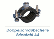 15-19mm (3/8&quot;) Schraubrohrschellen M8/M10 Edelstahl A4 (1 Stk.)