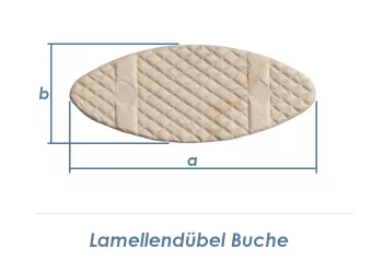 Gr. 20 Holzlamellendübel Buche (10 Stk.)